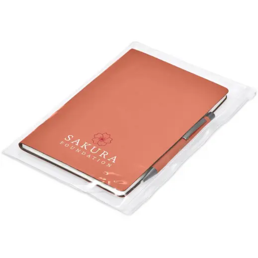 Altitude Harper Notebook & Pen Set - Burnt Orange Branded